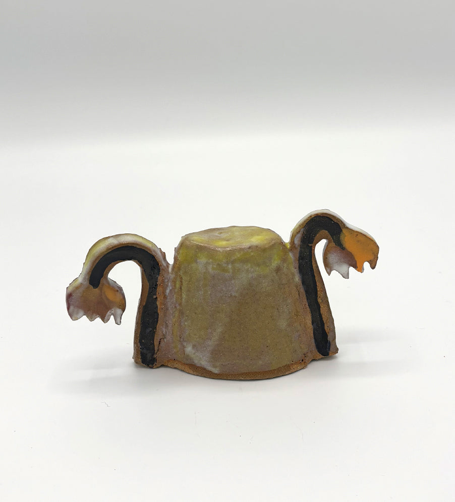 Two Fritillaria in Autumn - Tiny candle stand