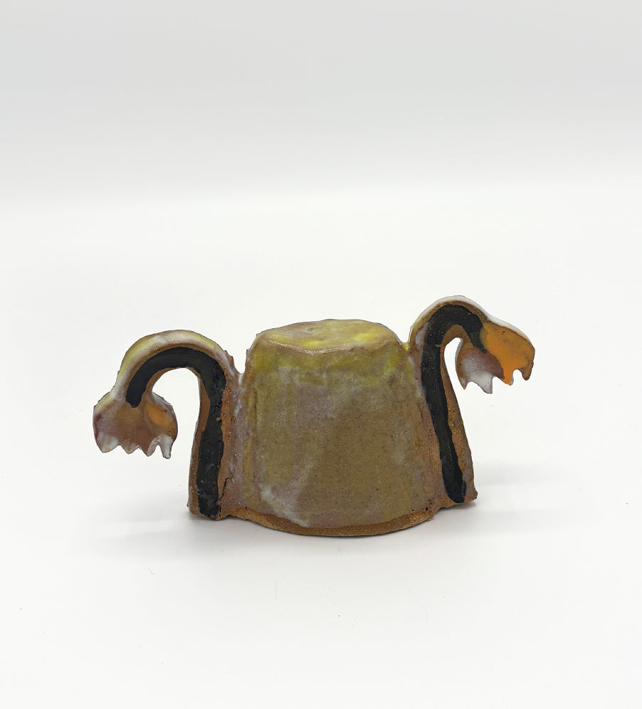 Two Fritillaria in Autumn - Tiny candle stand