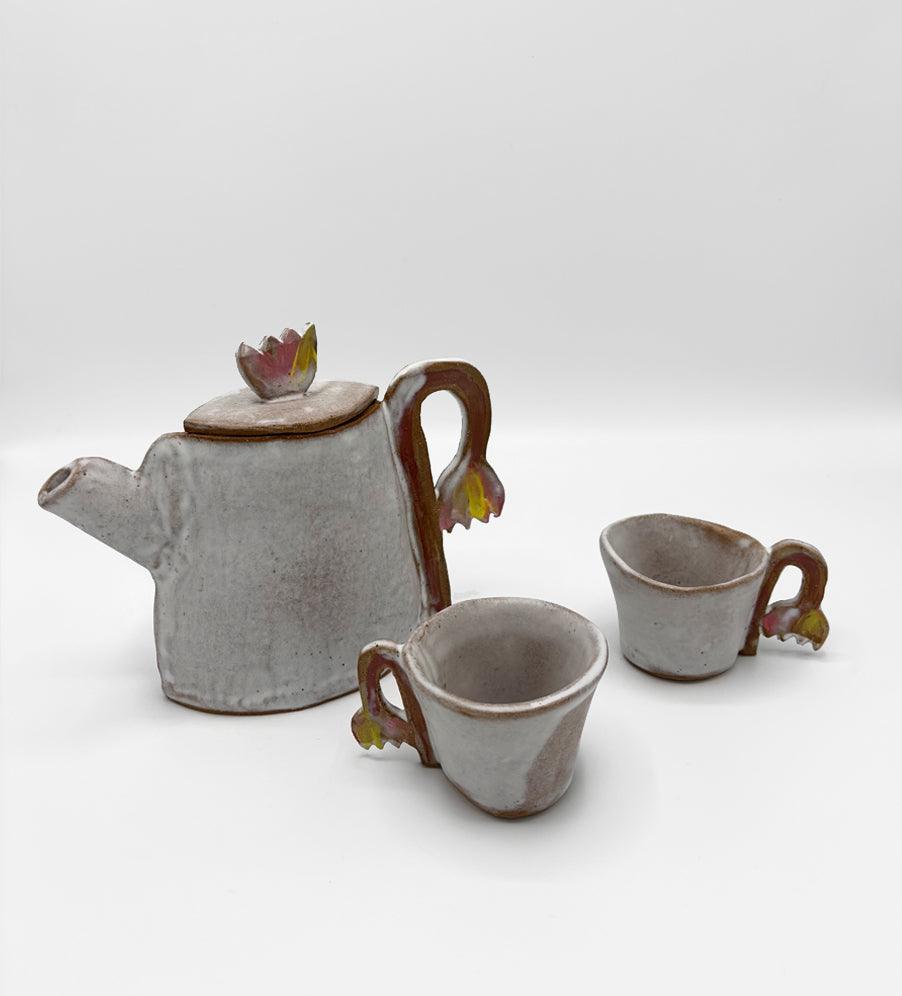 Fritillaria tea set - Teapot & 2 Cups