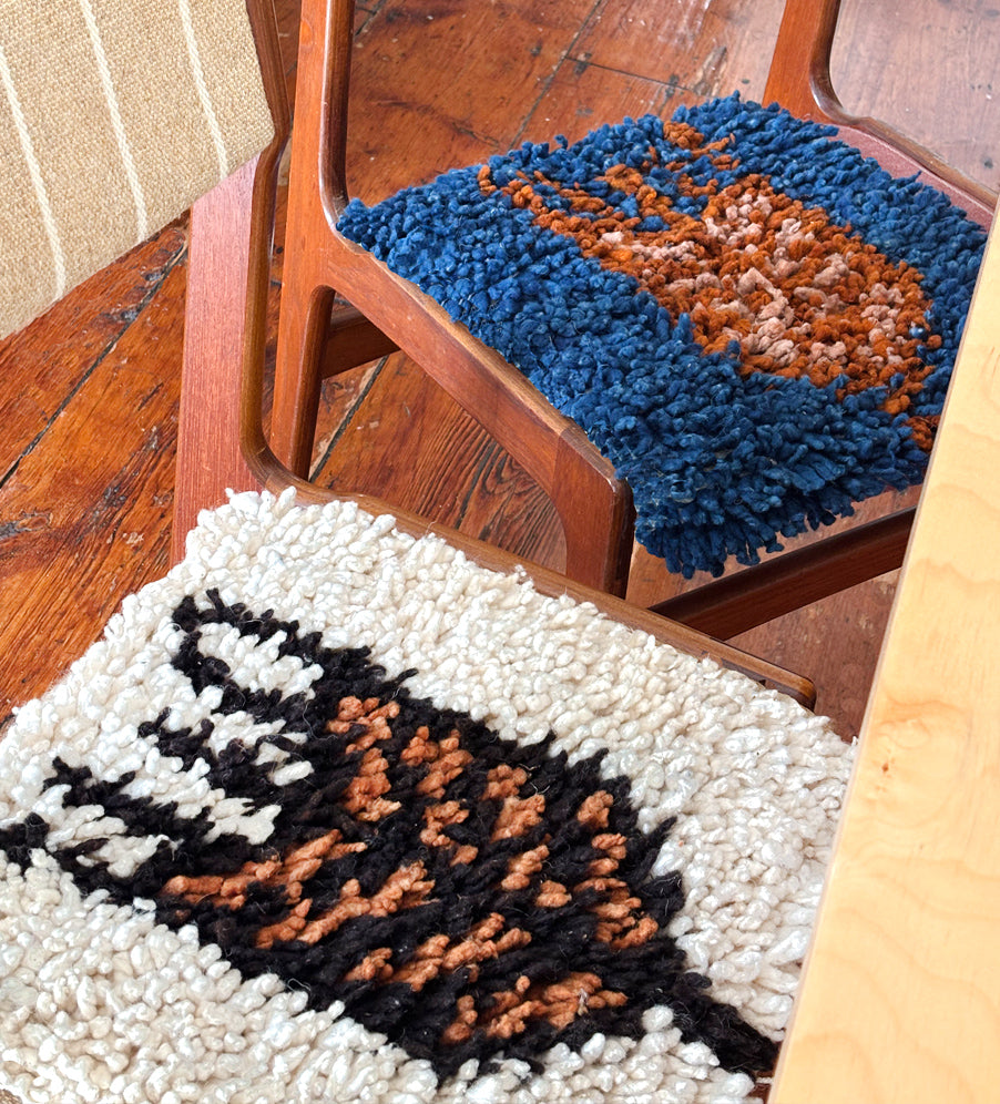 Chair rug - Wheat in naturals