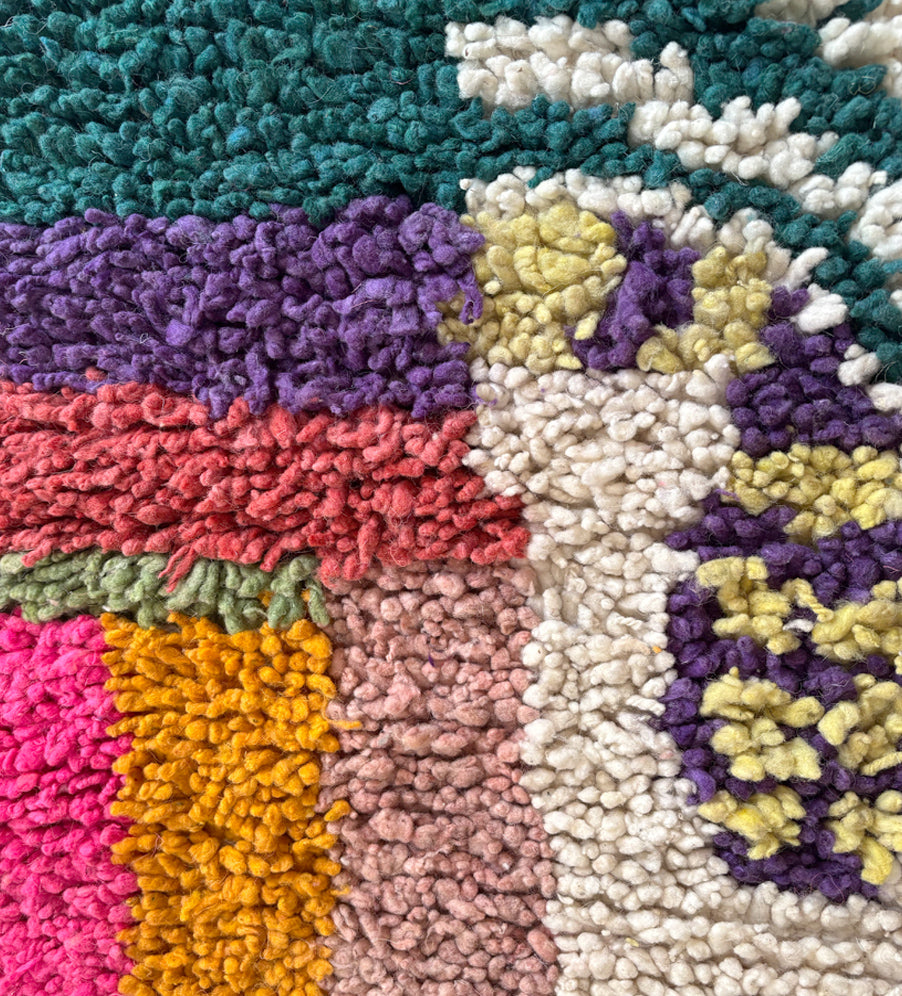 Date palm rug mix colors - Quad