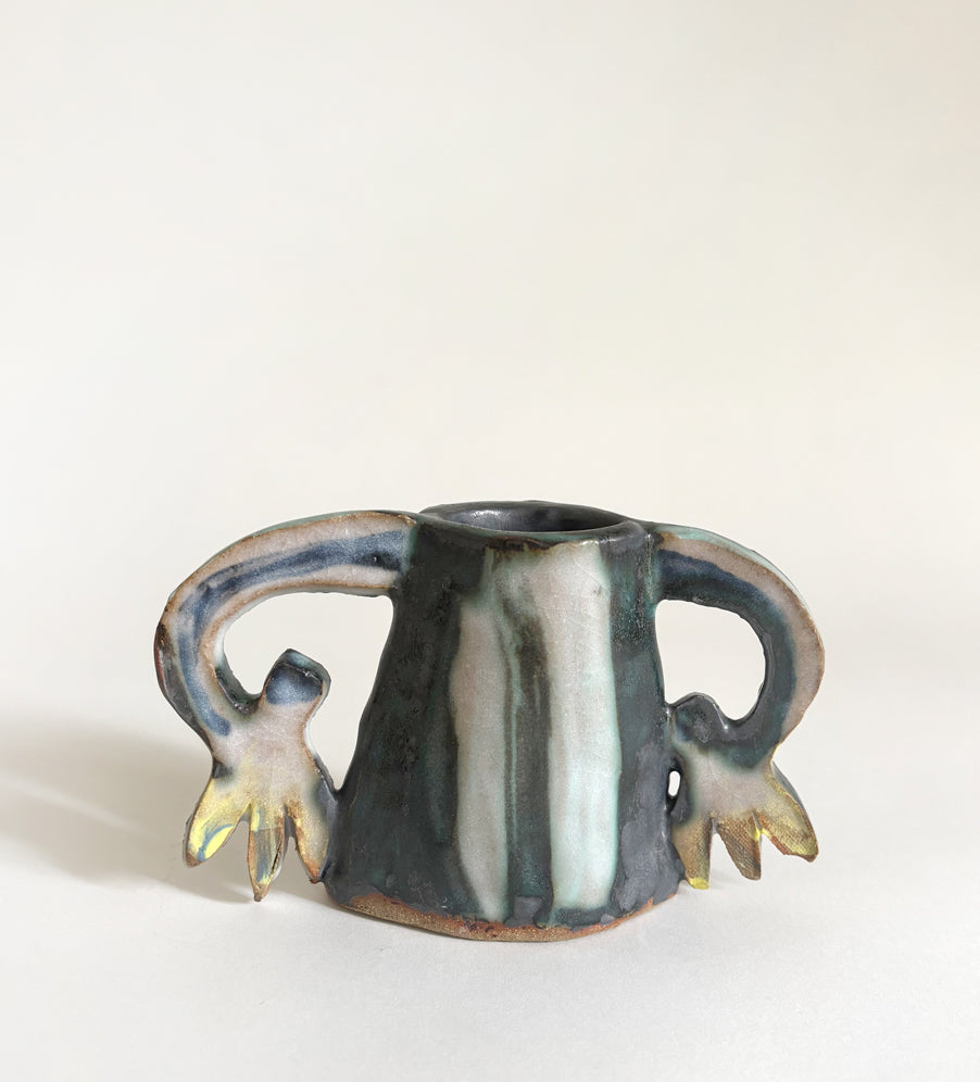 Two Cyclamen tiny Vase