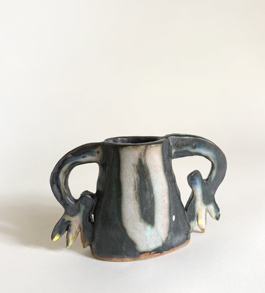 Two Cyclamen tiny Vase