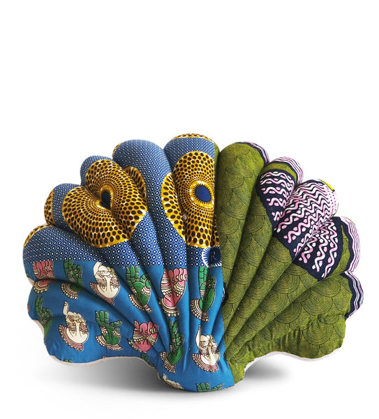 Mix patterns Shell pillow #2