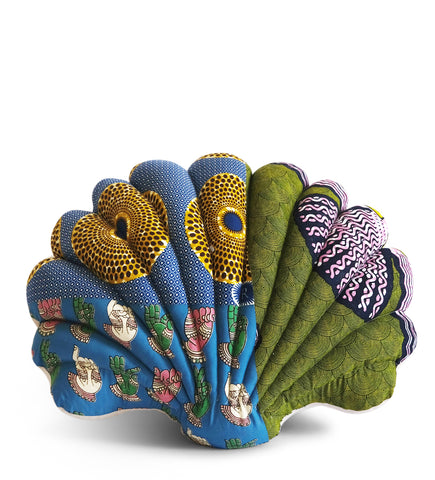 Mix patterns Shell pillow #2