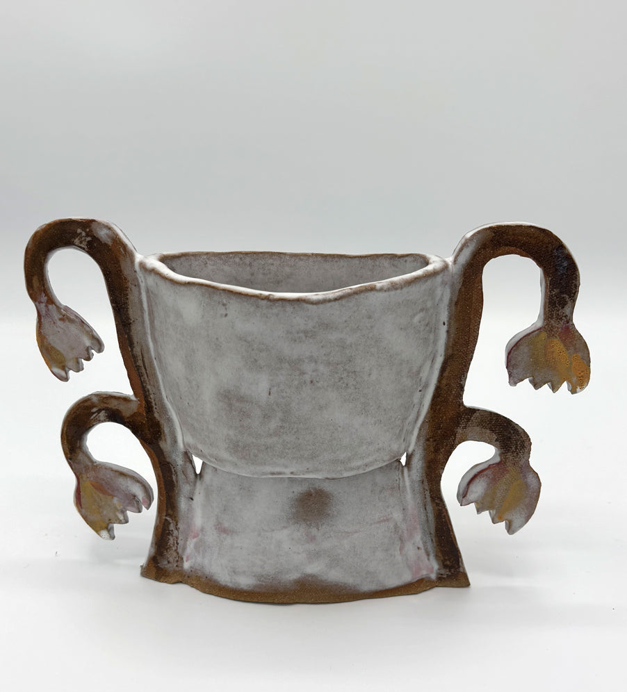 Four Fritillaria - Wide Vase