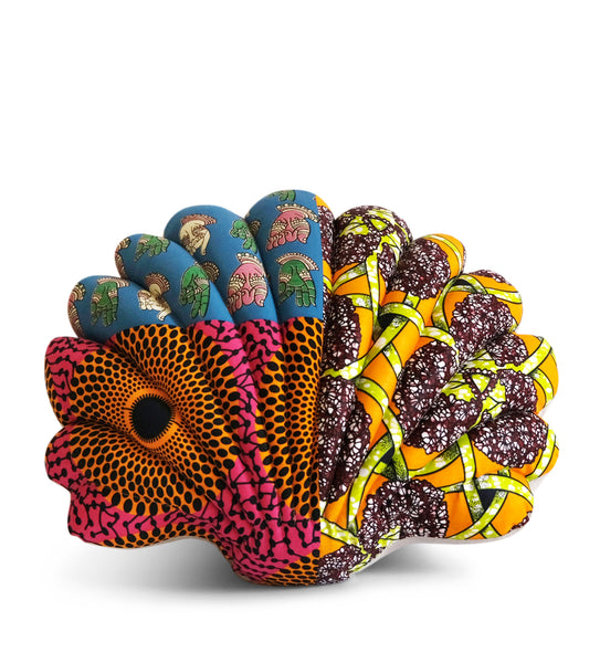 Mix patterns Shell pillow #9