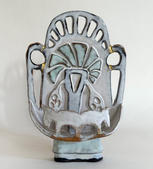 Two donkeys under a Canopy - Altar