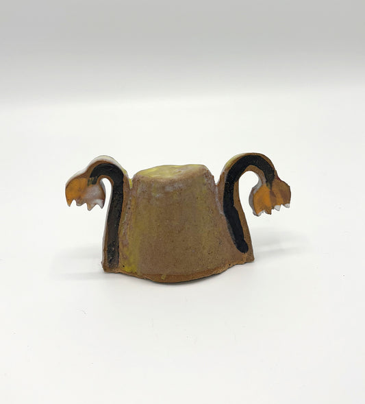 Two Fritillaria in Autumn - Tiny candle stand