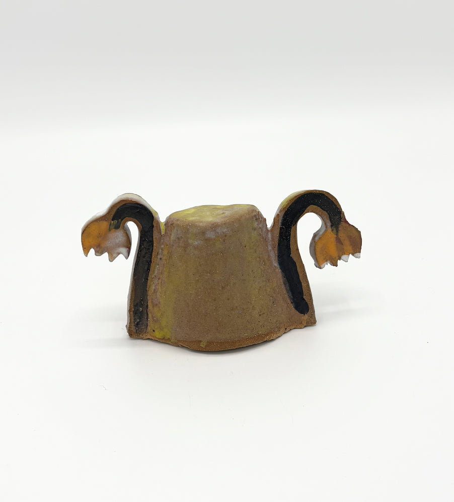 Two Fritillaria in Autumn - Tiny candle stand