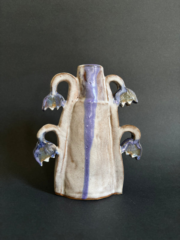 Purple fritillaries - vase