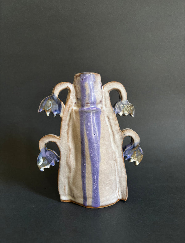Purple fritillaries - vase