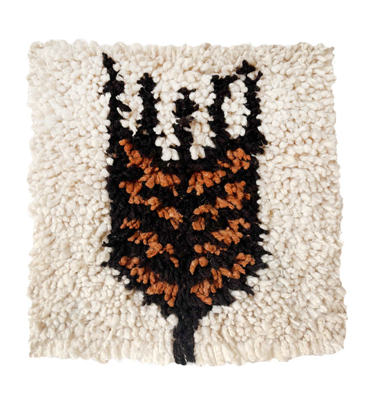Chair rug - Wheat in naturals
