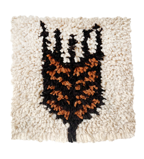 Chair rug - Wheat in naturals