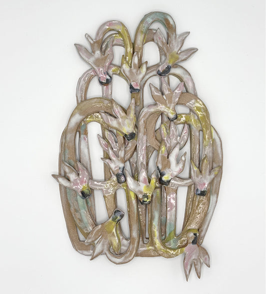 Cyclamens view Wall piece