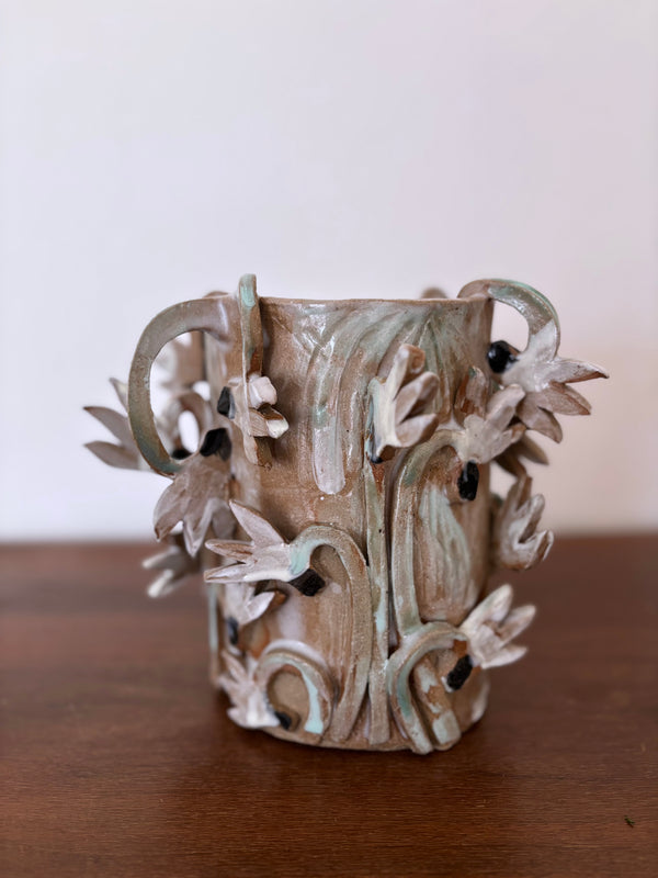 Cyclamens field - vase