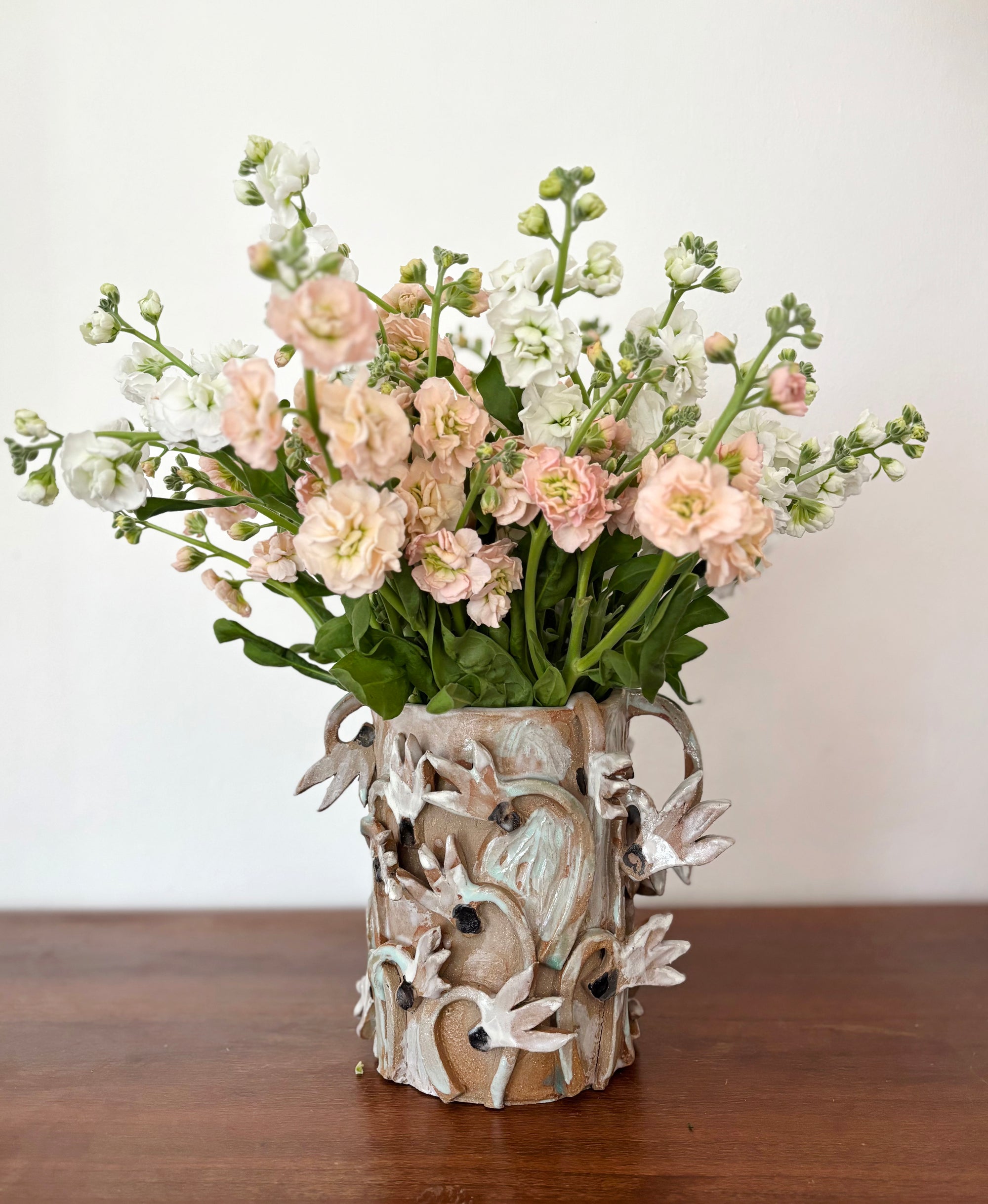 Cyclamens field - vase