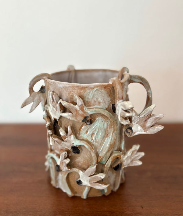 Cyclamens field - vase