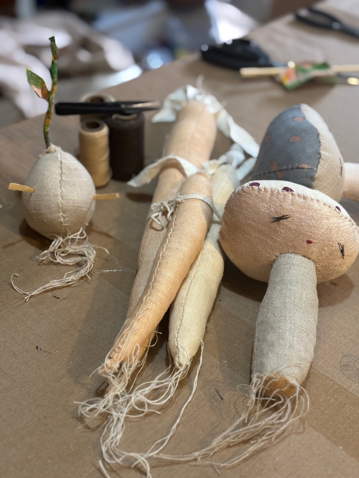 create your own one-of-a-kind soft sculpture inspired by mushrooms or other natural forms- Saturday February 21st 10AM - 1PM