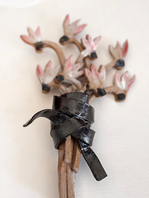 wall posy - Lilly of the valley boutonniere (Copy)