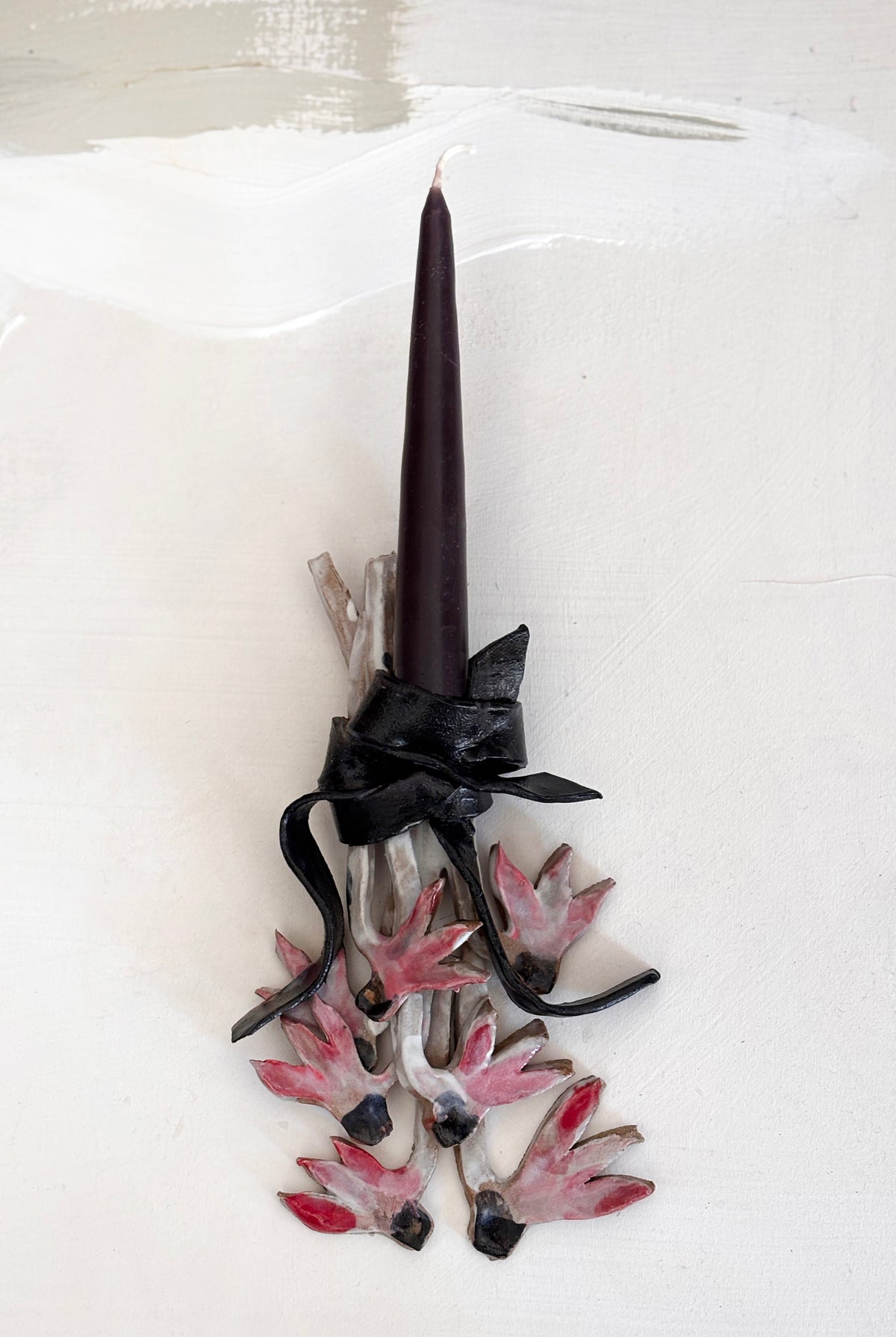 wall posy - pink & red Cyclmens