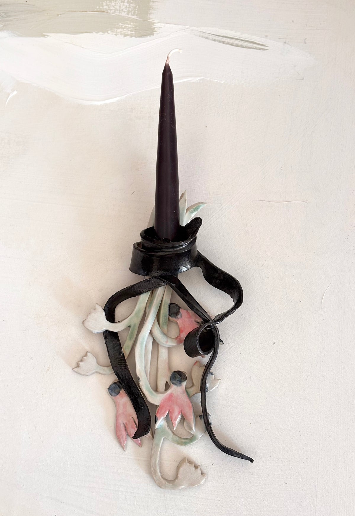 wall posy - Pink cyclmens