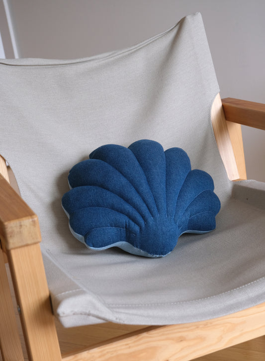 LARGE DENIM SHELL PILLOW N.4