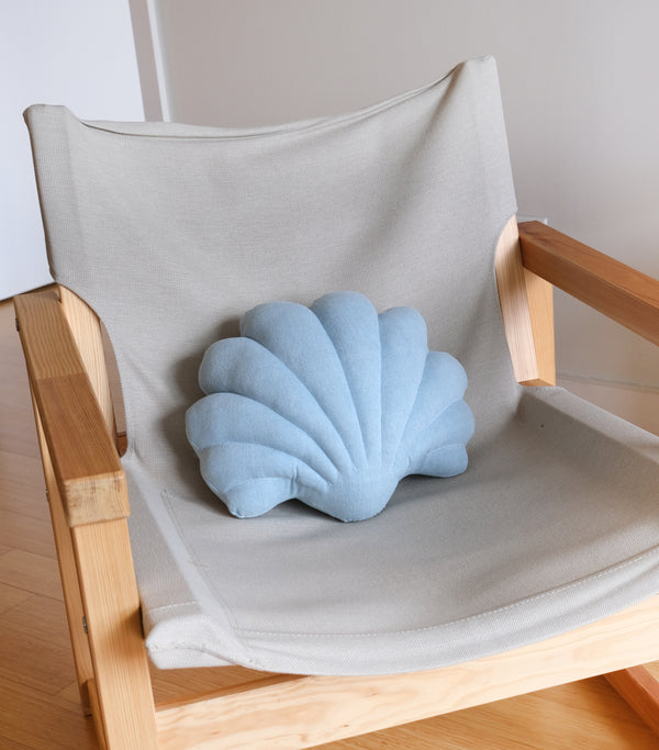 Small denim shell pillow N.3