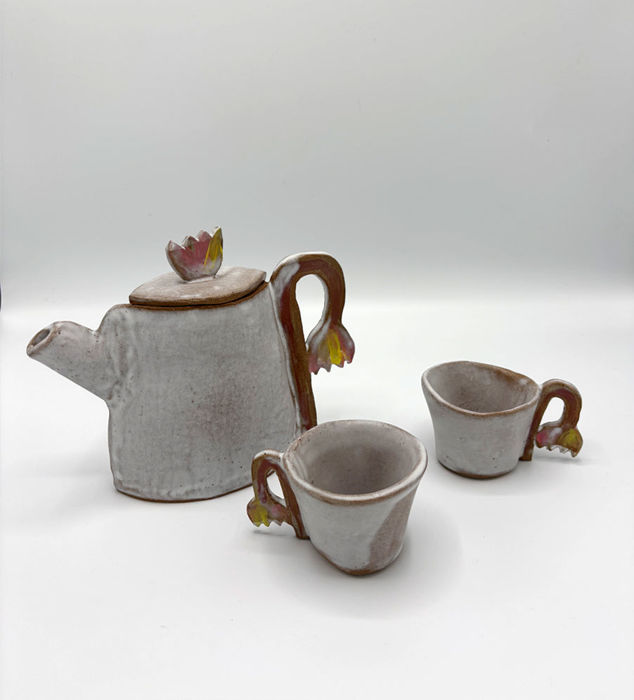 Fritillaria tea set - Teapot & 2 Cups