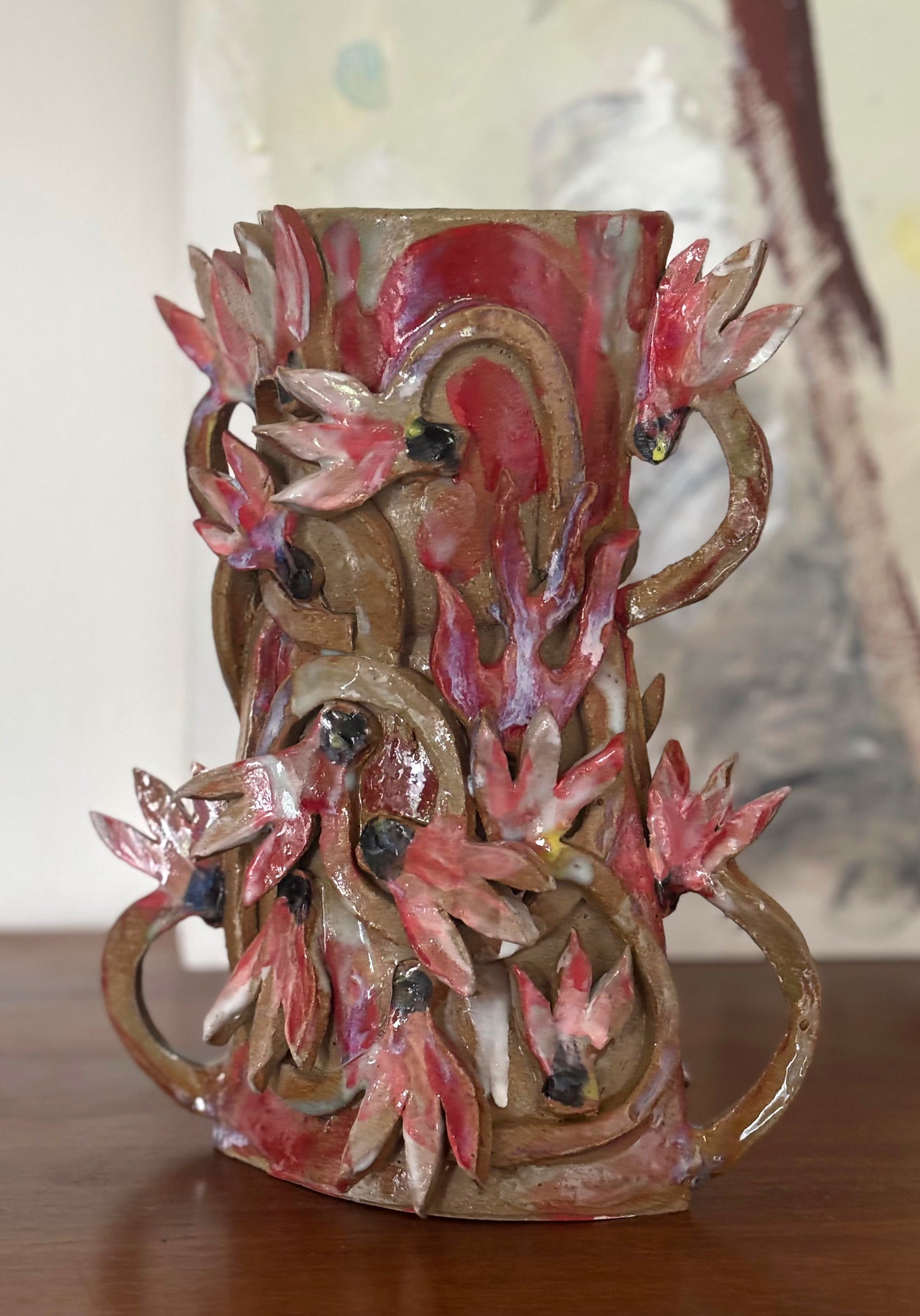 Cyclamens in the wild - Vase 3