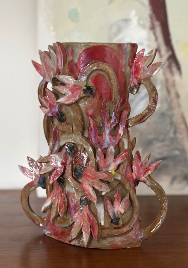 Cyclamens in the wild - Vase 3