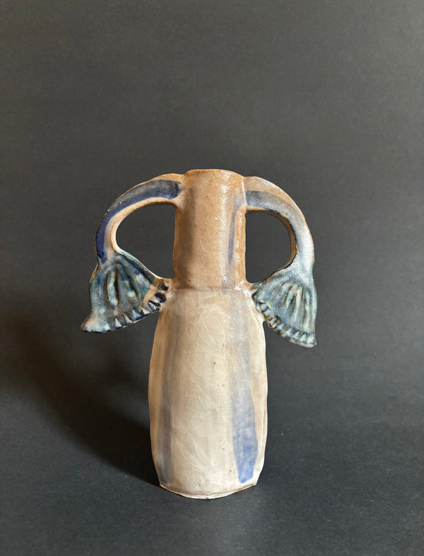 Two papyrus vase
