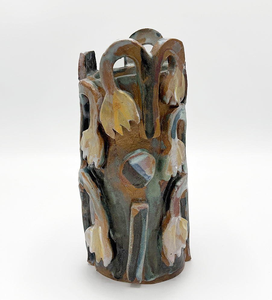 Fritillaria growing in the dark- Vase