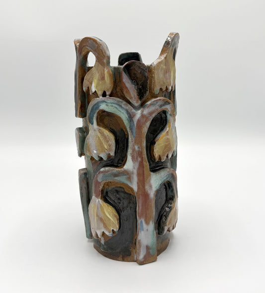 Fritillaria growing in the dark- Vase
