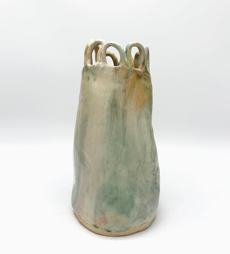 Tall Vase with loops