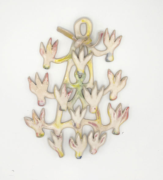 Cyclamens bouquet Wall piece