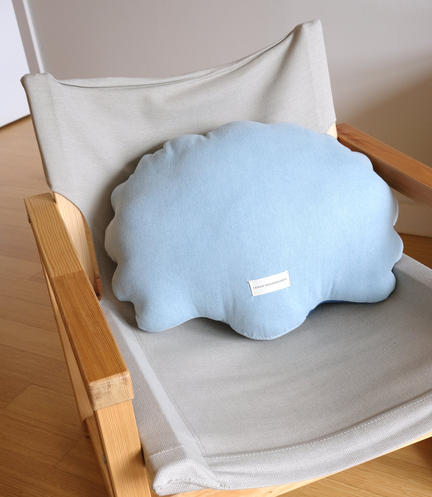 LARGE DENIM SHELL PILLOW N.2