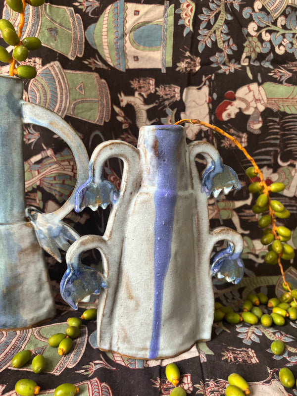 Purple fritillaries - vase