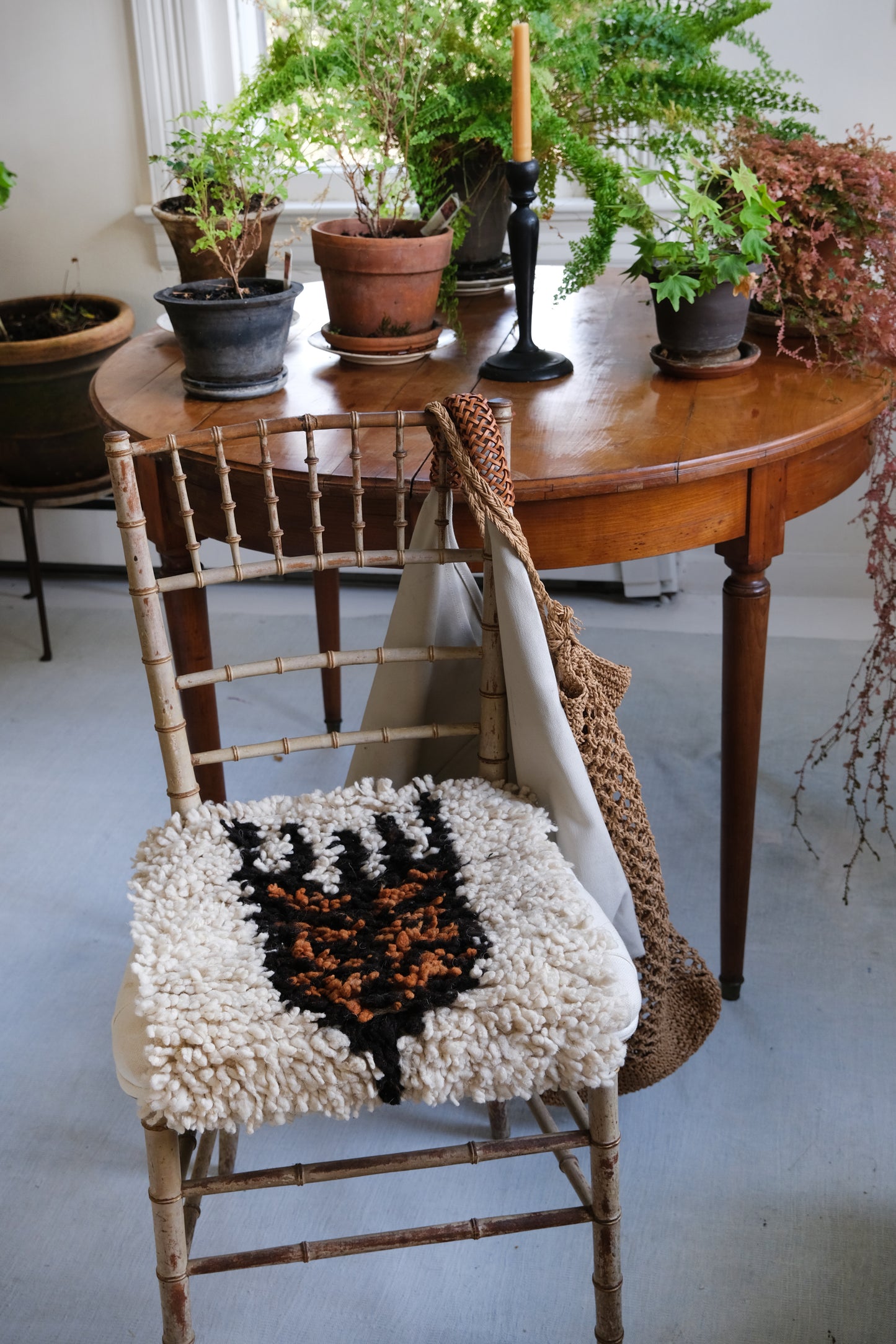 Chair rug - Wheat in naturals