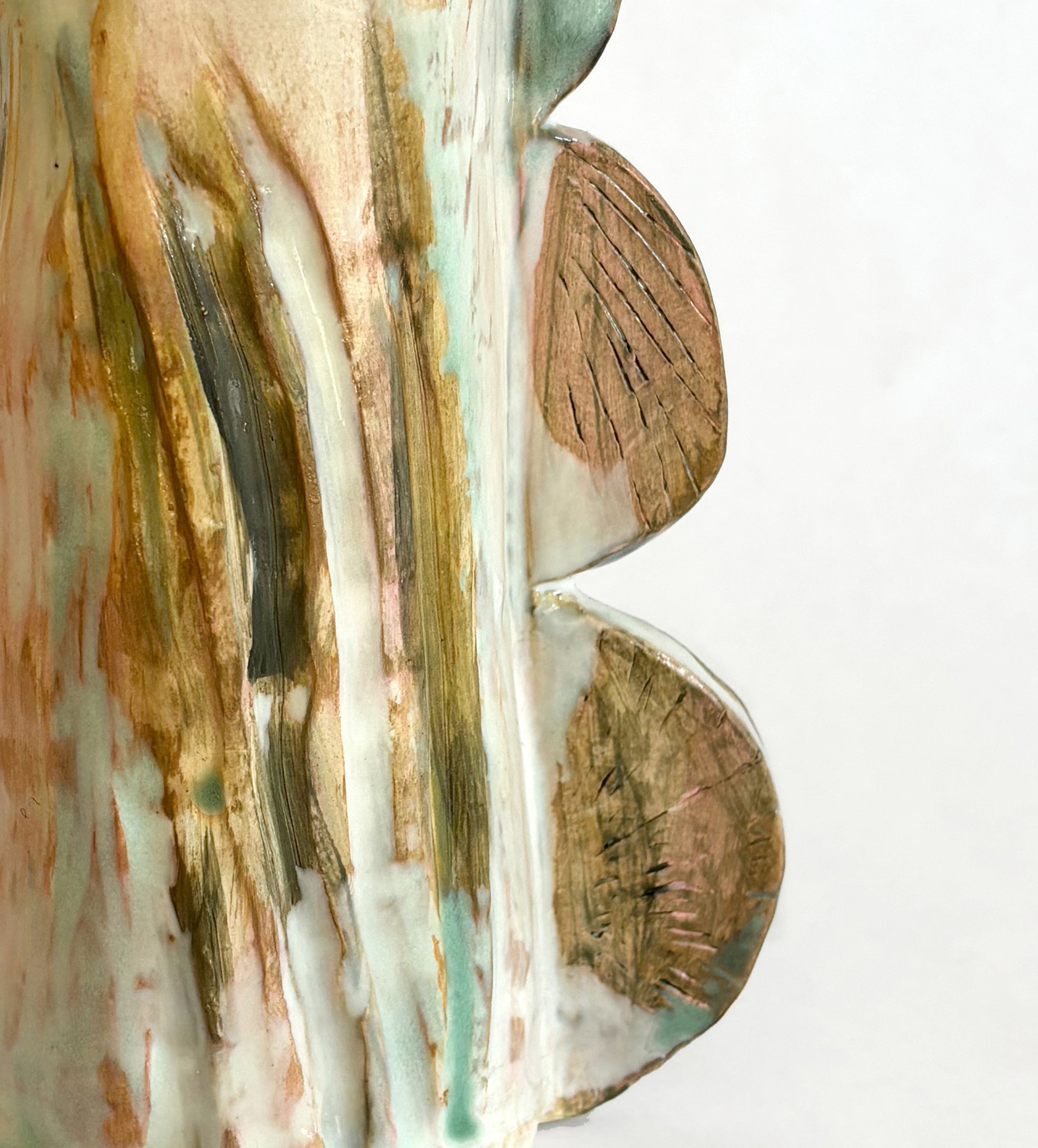Vase with mountains