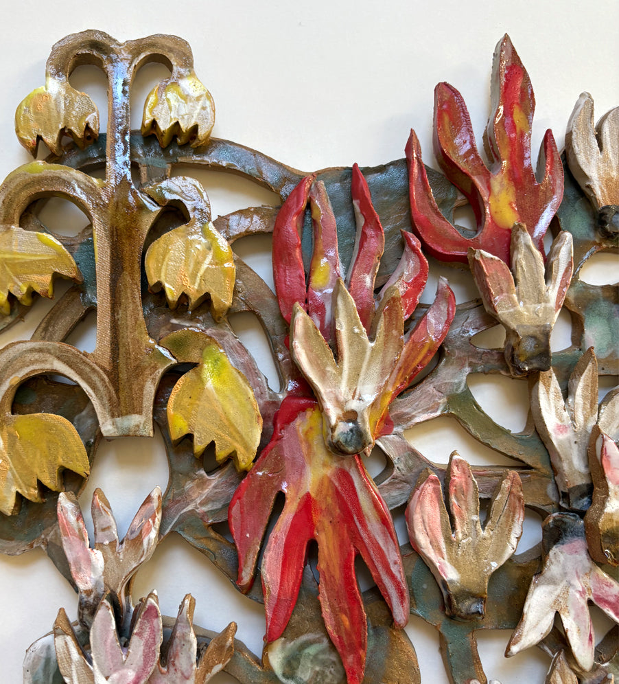 My Garden is on fire! Wall piece