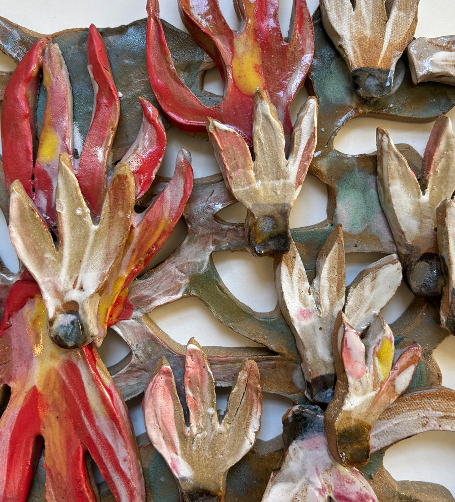 My Garden is on fire! Wall piece