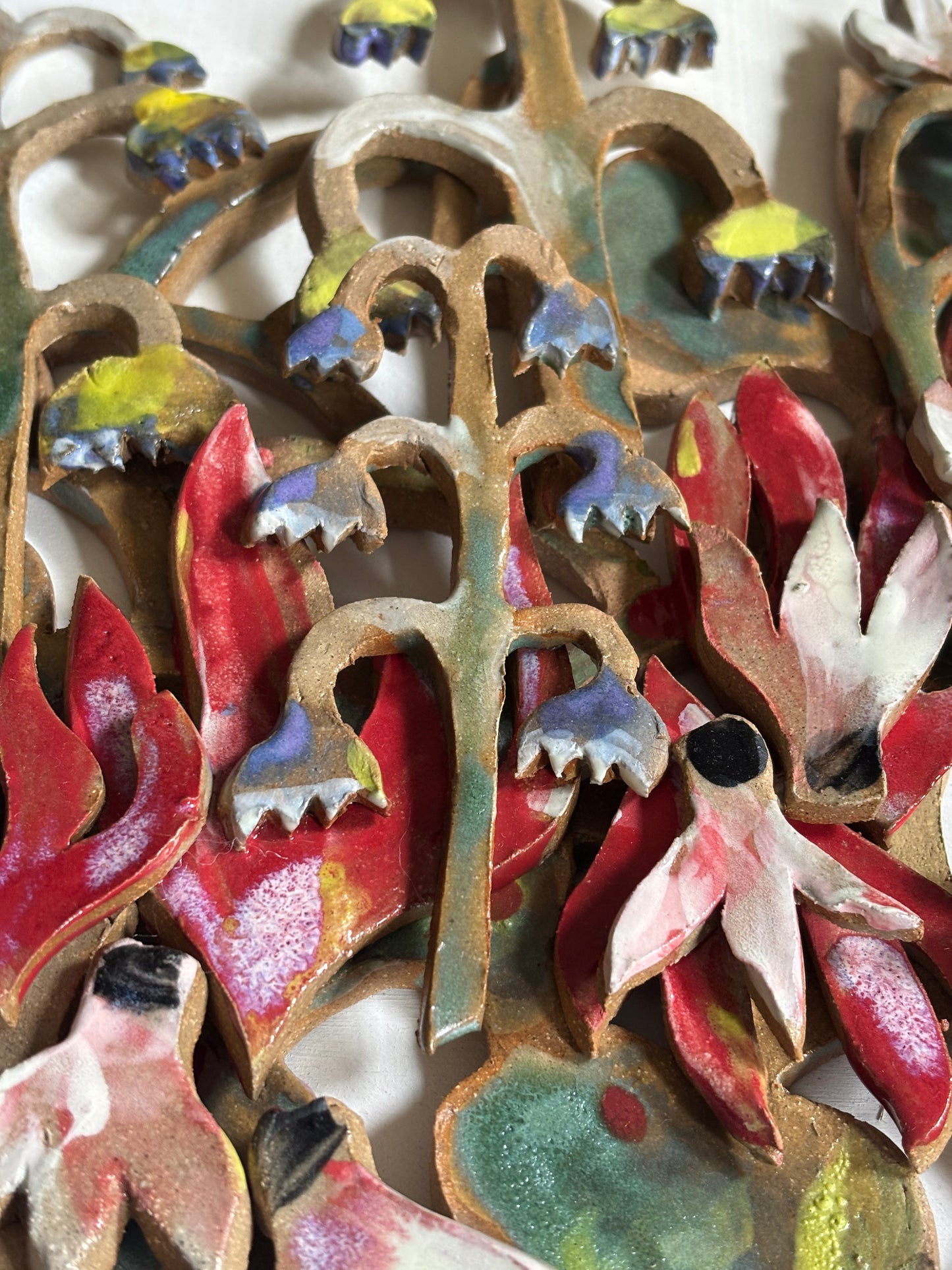 My Garden is on fire! Wall relief