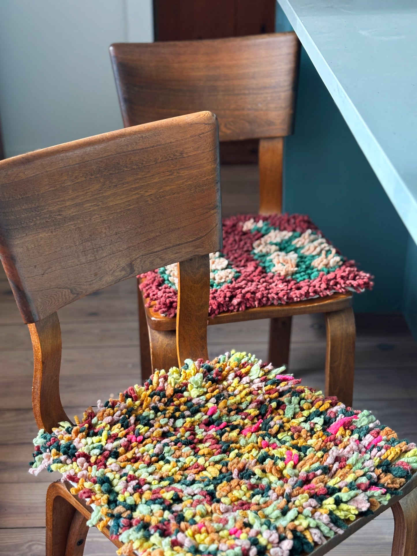 Chair rug - Mix colors of the collection