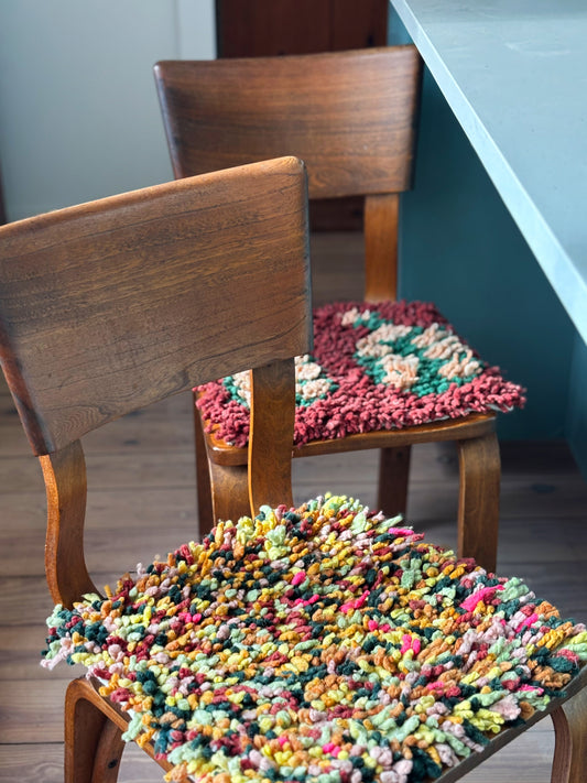 Chair rug - Mix colors of the collection