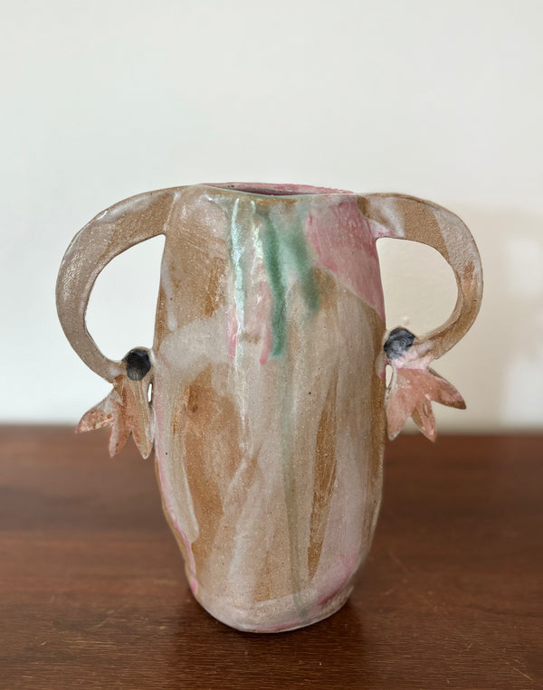 Pink cyclamens - vases