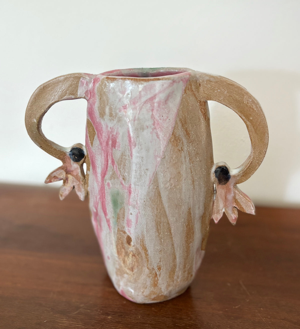Pink cyclamens - vases