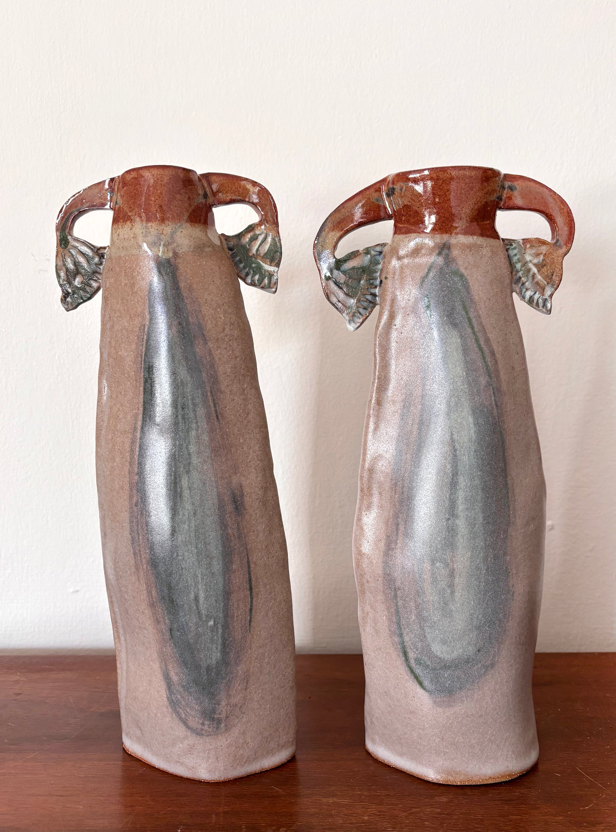 papyrus - Candle holder pair