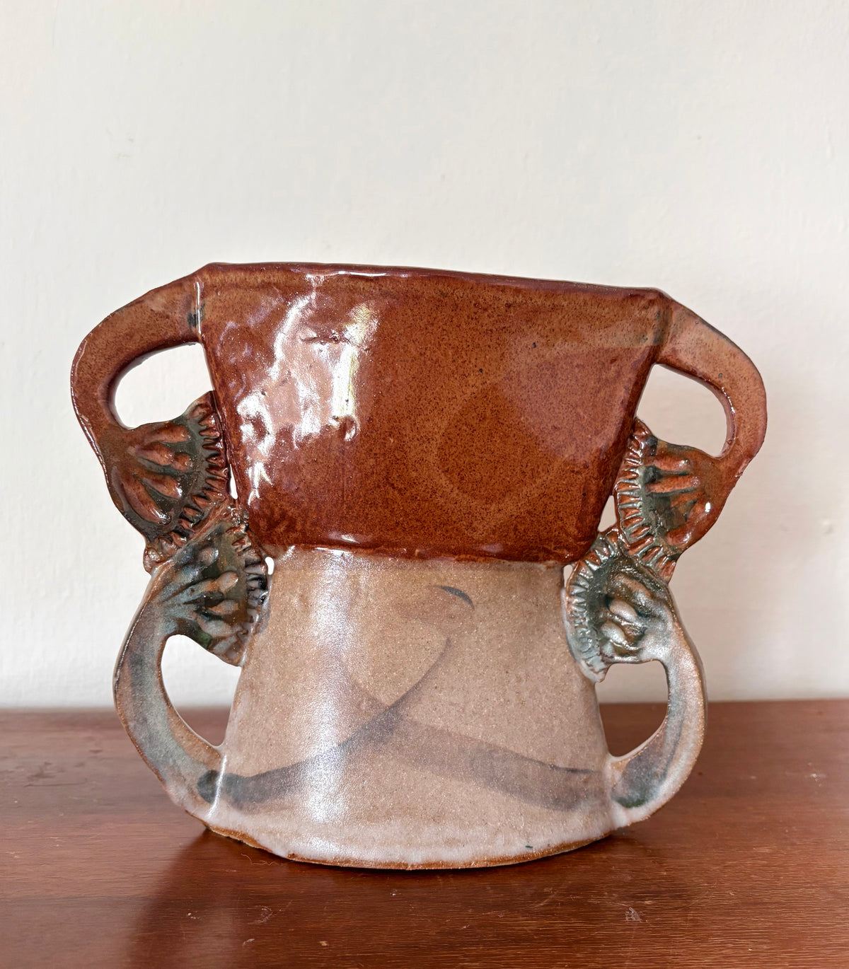 Four  papyrus vase