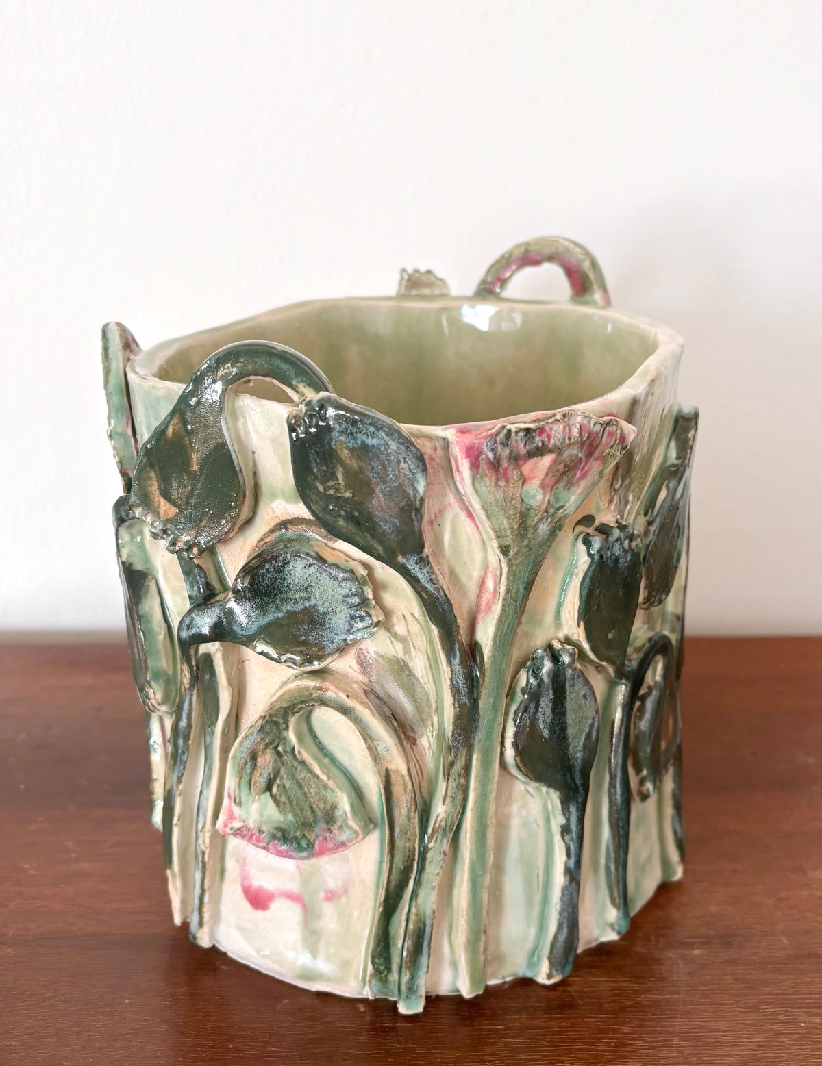Papyrus flowers vase